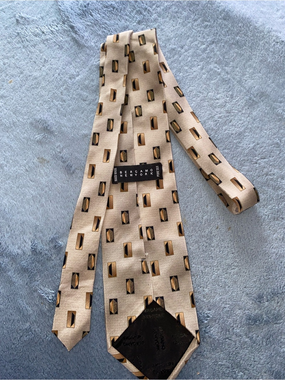 Men's Assorted Brown and Neutral Patterned Ties - Pack of 4, Vintage Classic - Picture 6 of 13